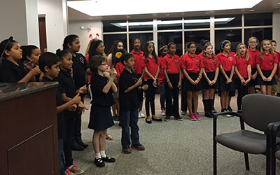 elementary palm royal praises principal sings beach andrea briana