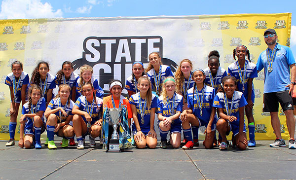 Wellington Wave U13 Girls Make Club History With State Cup Win Town Crier Newspaper