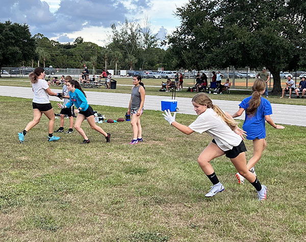 High schoolers excited to be back on field in MPAL flag football league