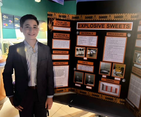 Polo Park Student Places Fourth at State Science Fair